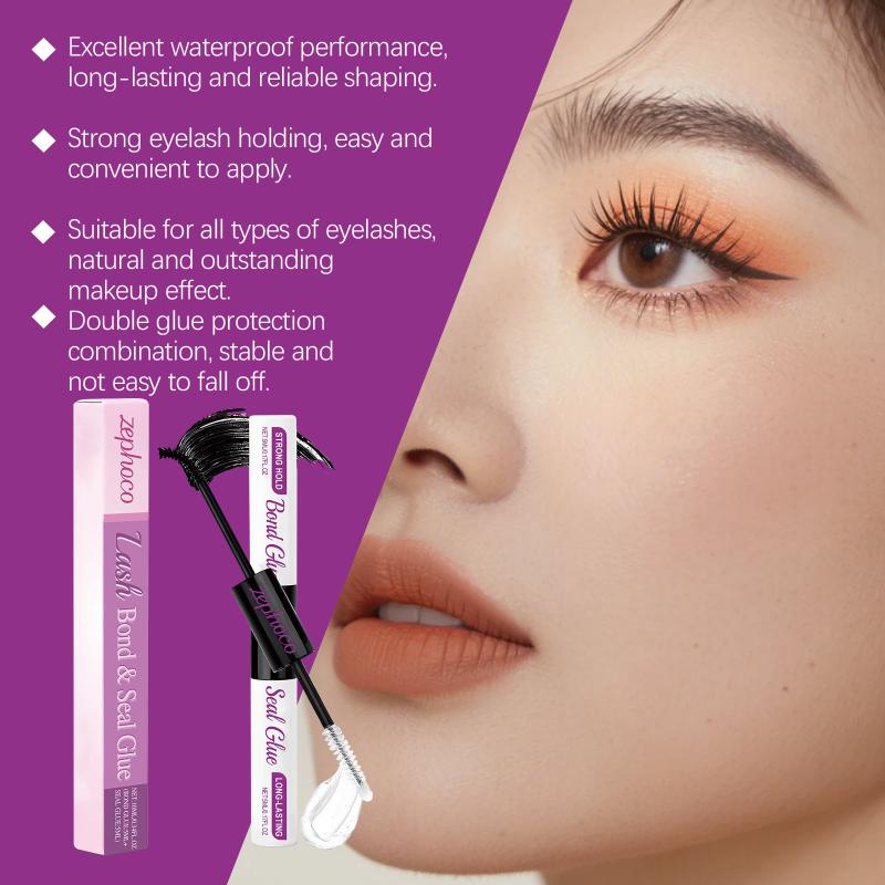 Cluster Lash Glue 48 Hour Lasting  Strong Hold Waterproof Eyelash Adhesive For DIY Extension Kit