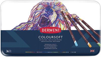 Цветные карандаши Coloursoft 0701028, набор 36 цветов,