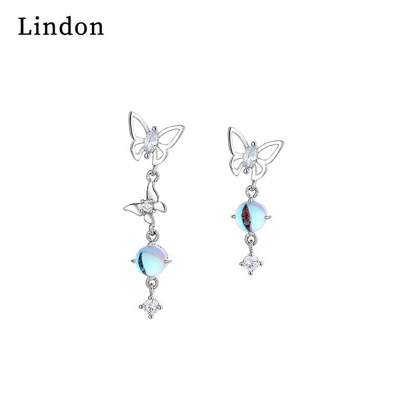 Lindon Copper Alloy Zircon Earrings Drop Earrings For Women Wedding Party Gifts