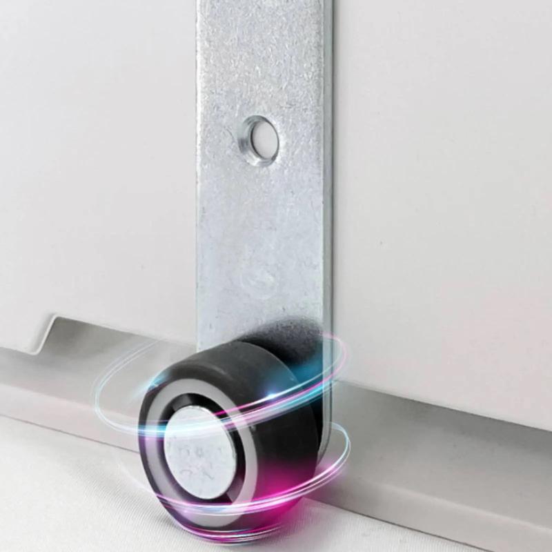 Комплект колес и направляющих для установки мебели, Easy Install, Smooth Sliding, для замены раздвижных дверей шкафа и ящиков