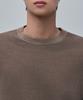 MUSINSA STANDARD Pigment Relaxed Crew Neck Long Sleeve T-Shirt [Brown]