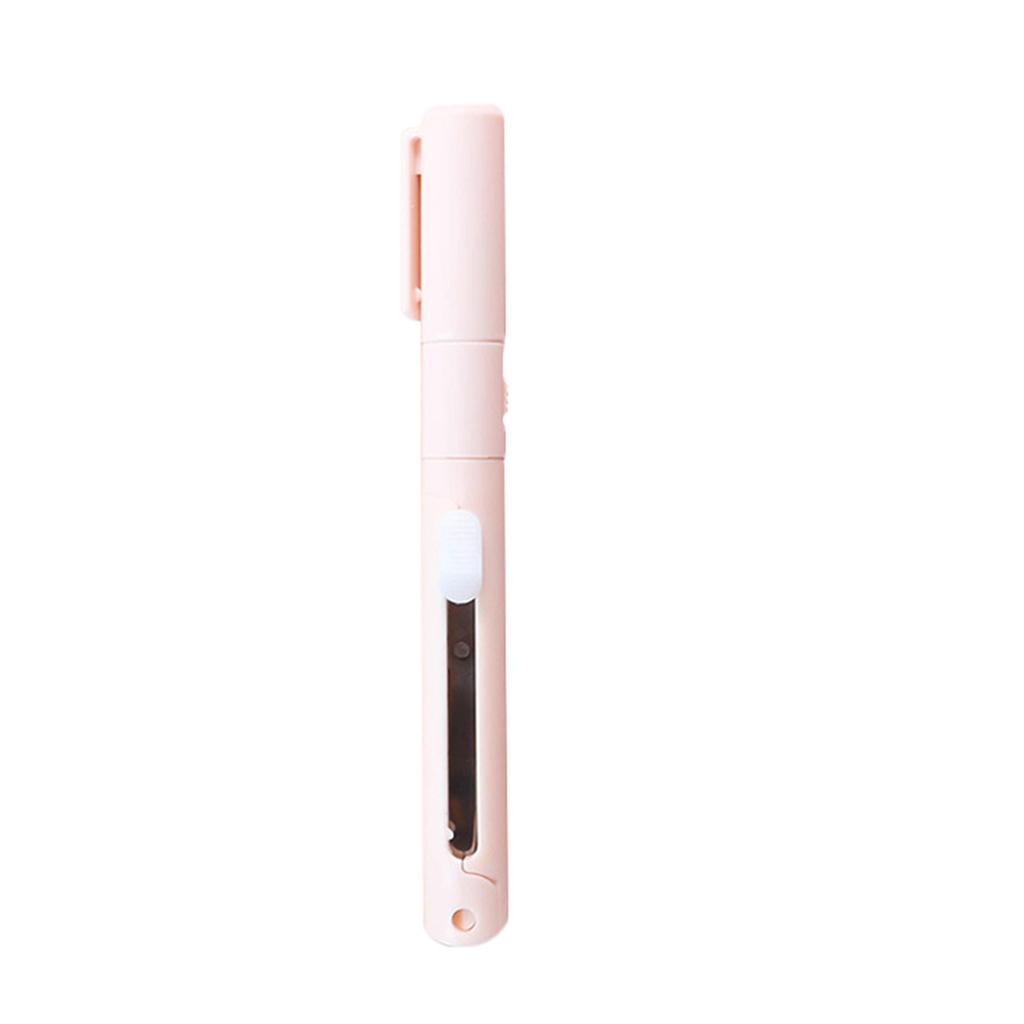 Folding Pen Scissors Graving Knife For Kids, 2-in-1 Multicolour Pen Scissors, Utility Knife, Practical Knife For Kids DIY Crafts