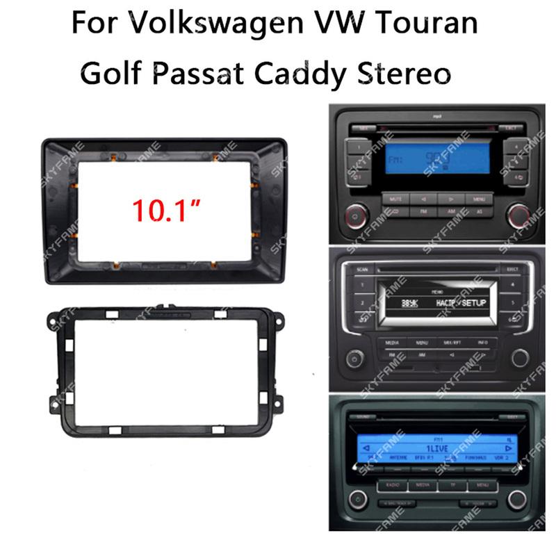 SKYFAME Car Frame Fascia Adapter Android Dash Fitting Panel Kit For Volkswagen Universal VW Passat Jetta Caddy Skoda Seat
