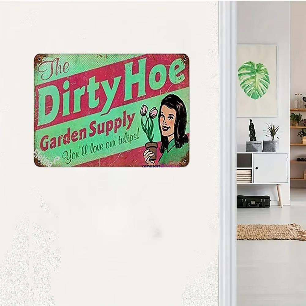 Garden Supply Vintage Metal Sign with Sun Surf Sand Retro Look Perfect for Wall Decoration In Home Creating a Charming Ambiance