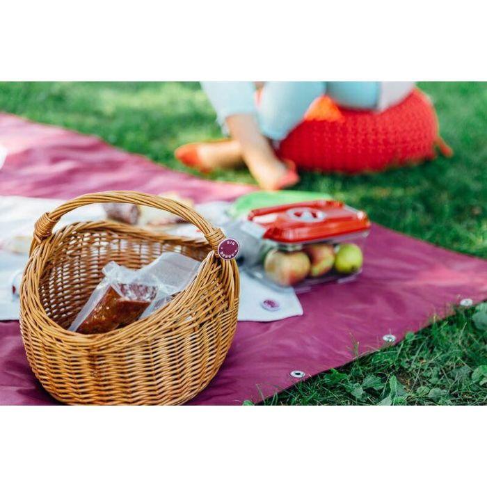 STATUS Set De 5 Pots Sous Vide, 157530, Blanc