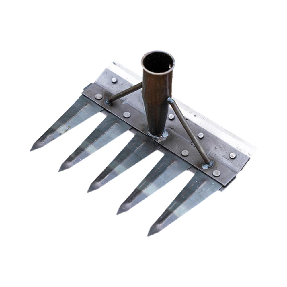 2/3/4/5/7 Teeth Heavy-Duty Steel Garden Hand Weeding Rake Tools Complete Weeding Multifunctiona Z5M7