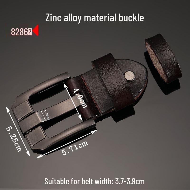 Мужской ремень с пряжкой-штифтом