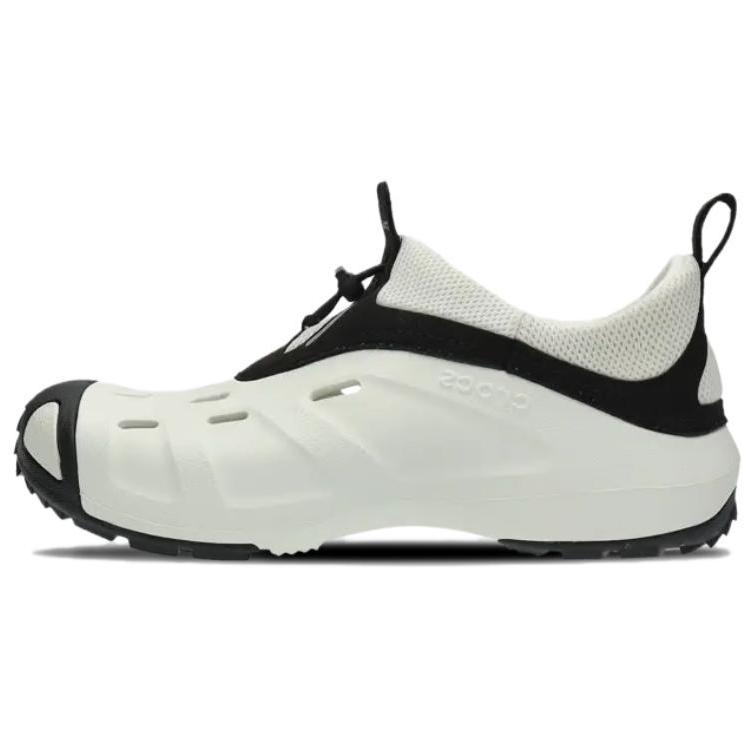 Crocs Quick Trail Fashion Comfortable Durable Low-Top Casual Shoes Unisex Shoes Black White 209350-1CN