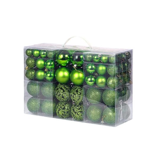 Yousheng 100 Pcs Christmas Balls Ornaments Plastic Shatterproof Hanging Balls Decoration for Xmas Tree Holiday Home Party Decor