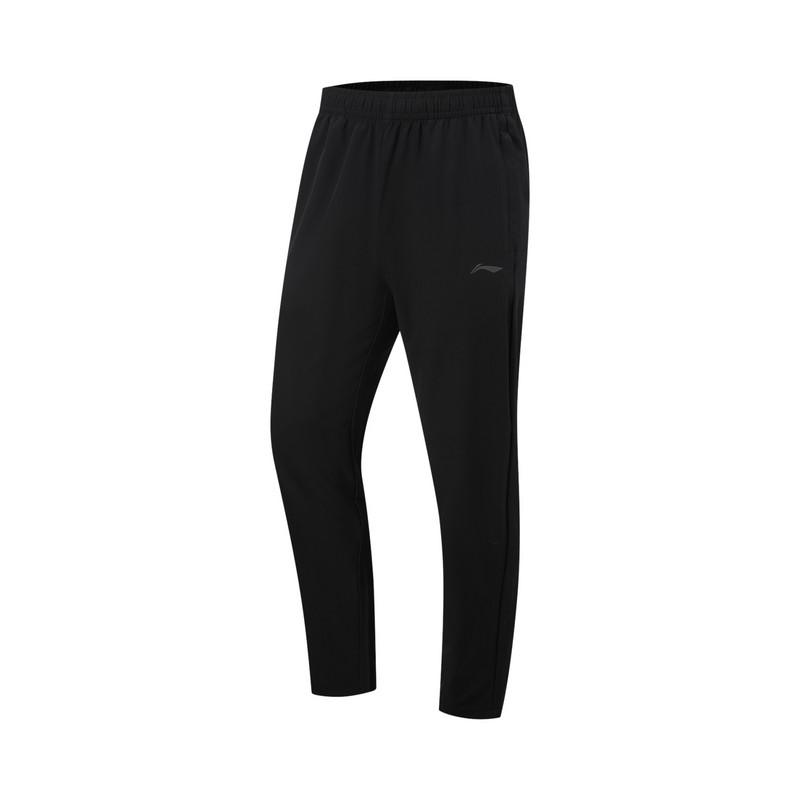 Li-Ning Свободная футболка с круглым вырезом Удобные длинные брюки Повседневный спортивный костюм Мужской костюм W877-2+W297-4