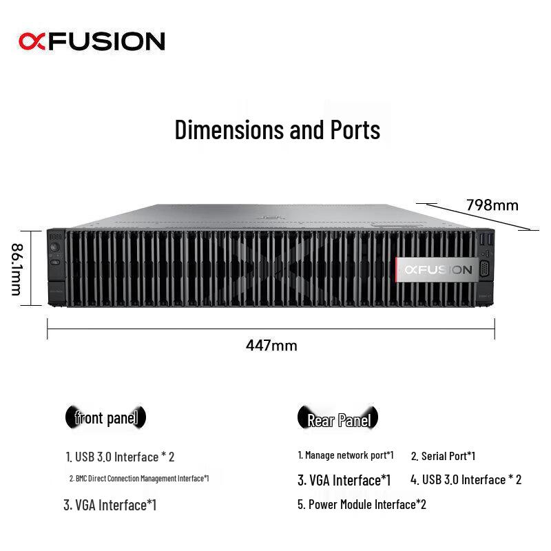 Chaojubian 2288HV7 Virtualization Rack Server (CN version)