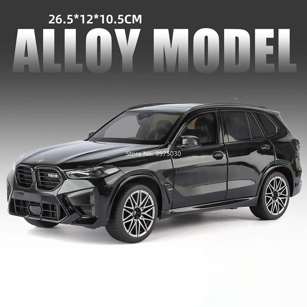 1:18 Литые Диски BMW X5M Модели Автомобилей Игрушечное Колесо Рулевое Управление Миниатюрные Транспортные Средства 6 Дверей Открываются Модель Автомобиля Мальчики Образовательные Игрушки