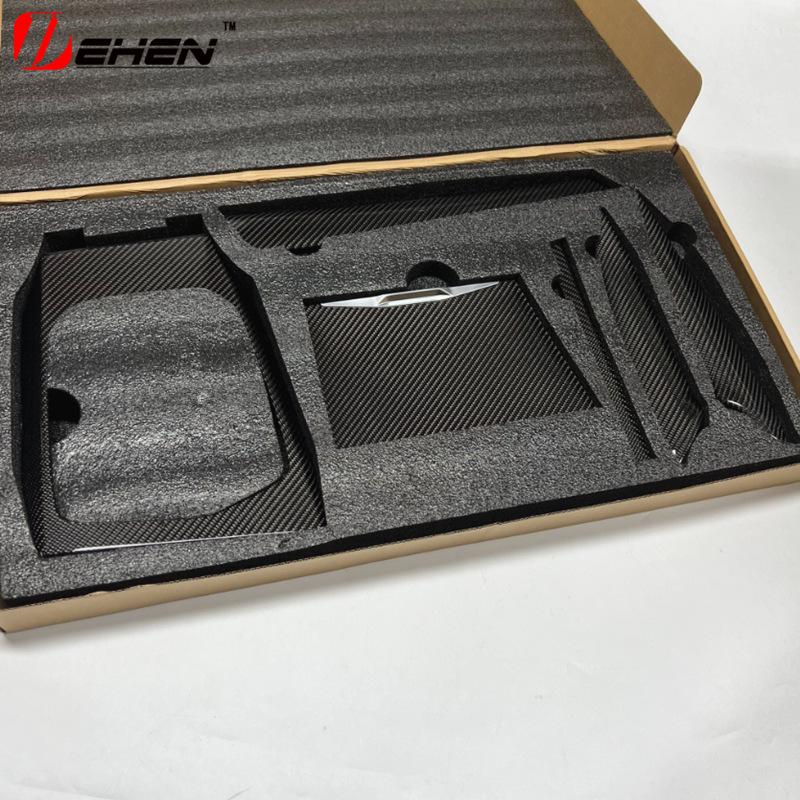 Центральная консоль из углеродного волокна для BMW M2 G87, M3 G80, M4 G82 20-26 годов, обновление интерьера