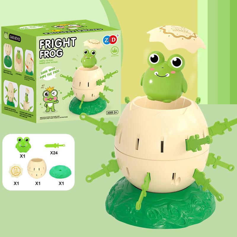 Mini Penguin Novelty Toys Pirate Bucket Plug-in Funny Parent-child Interactive Games Party Tricky Desktop Toy Thinking Training