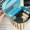 Large Capacity Cute Makeup Bag Multi Functional Lunch Bag Handheld Cosmetic Case  Outdoor