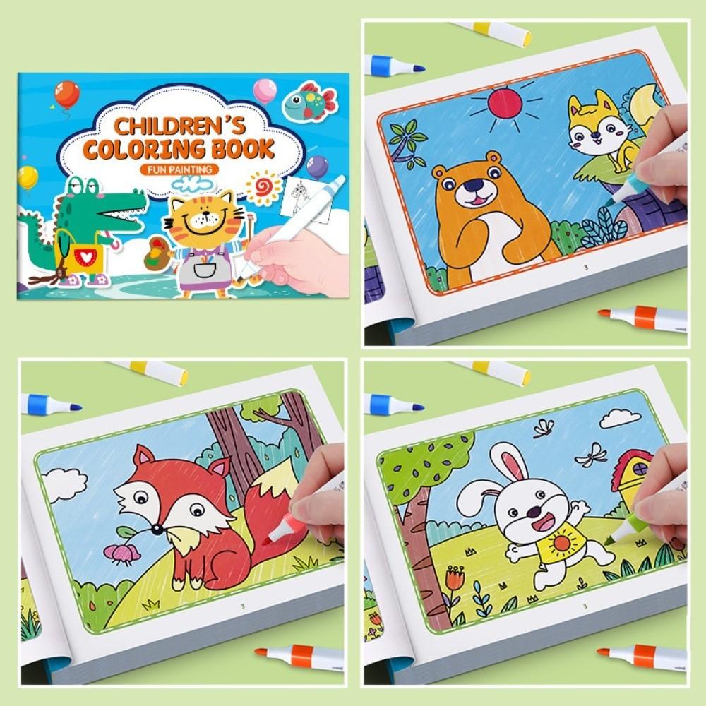 Animals Drawing Book Stick Figures Drawing Toy Early Education Toys Coloring Books School