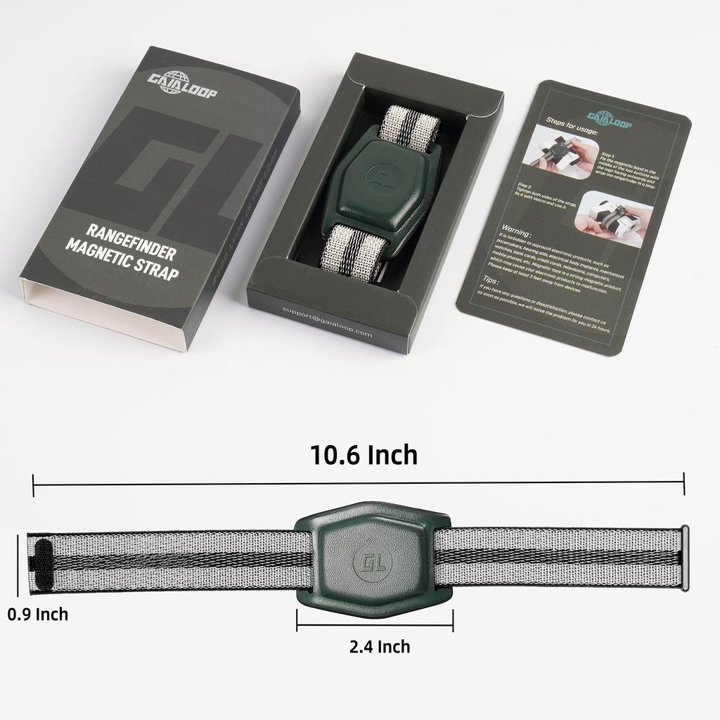 Gaialoop Golf Rangefinder Magnetic Holder Mount Strap Универсальный регулируемый магнитный ремень для дальномера для гольф-кара Ремешок для держателя дальномера для гольфа