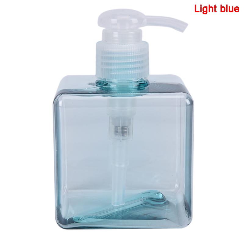 250 мл бутылка лосьона квадратная пустая пластиковая бутылка шампунь мытье лица бутылка