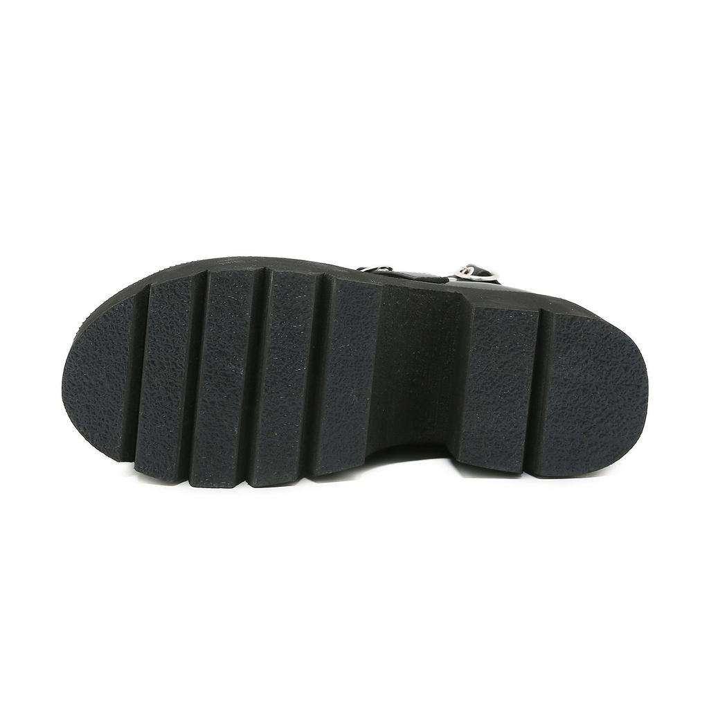 Round Toe Chunky Goth Platform Women Shoes Trendy Ankle Strap Mary Janes Pumps Suare Heels Lolita Style College Student