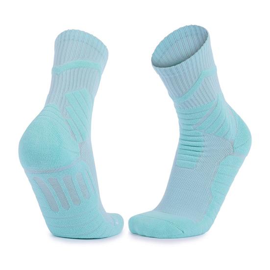 Basketball Socks for Men Boys Cotton Athletic Cushioned Crew Socks Breathable Performance Socks for Sports Running