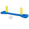 Inflatable Pool Volleyball Set with Volleyball Net Hoops Thickened Safe Portable Inflatable Pool