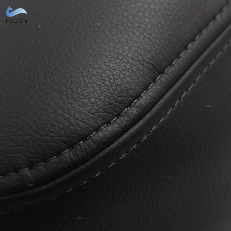 Мягкий кожаный чехол на подлокотник для Mazda 6 2006 2007 2008 2009 2010 2011-2015, автомобильный центральный подлокотник, кожный чехол, отделка черного цвета