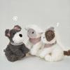 Fluffy Farm Animals Plush Toy Cat Lamb Curly Haired Dog Doll Stuffed Dog Cat Lamb Doll  Kids Gifts