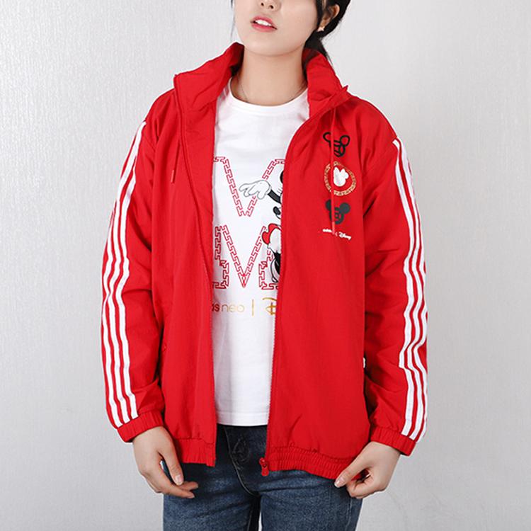 Adidas Year Of The Rat Fleece Windbreaker Jacket Women Jacket Red GE7777
