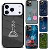Чехол для телефона в научном химическом стиле для iPhone 17,16e,15,14,13,12,11,Mini,Pro,MAX, мягкий силиконовый чехол