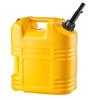 Fuel Container, 19 L, Gas Tank with Spout & Clear Scale, 15 L/min Max Flow Rate, Secure & Leak-proof, Portable Flat Fluid Container for Most Cars