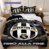 Juventus Torino: Black White Glory Bedding (1 * duvet cover + 2 * pillowcase, without core) Christmas birthday gift Bedding set