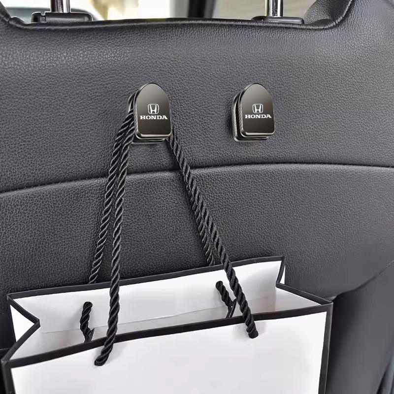 cwcr1 2Pcs Car Mini Metal Storage Hook Auto Accessories For Honda Civic Accord Crosstour Spirior Odyssey Avancier UR-V Sienna Elysion