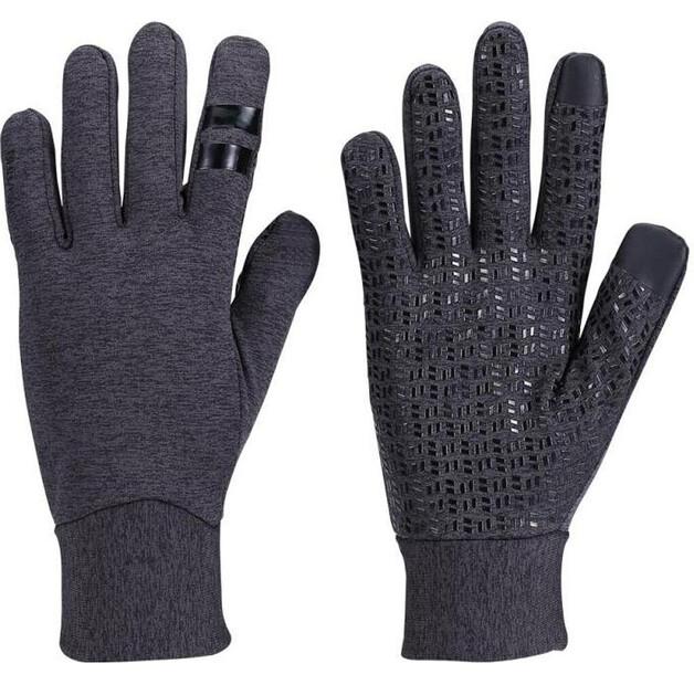 Велосипедные перчатки BBB RaceShield (серо-черные)