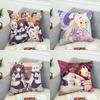 Наволочка NekoPara для Автомобиля Дивана Декоративная Домашняя Двусторонняя Печать Плюшевая Квадратная Подушка-Бросок Чехол
