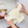 5A Baby Cotton Pure Cotton Underwear for Girls Pure Desire Sexy Hollow Briefs Out Waist Bag Comfortable Buttocks Antibacterial Triangle Panties