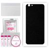 apgo Protective Skin Sticker for the Back Compatible with Apple iPhone 6, Wrap Film, Foil, Vinyl - Pattern Matte Black