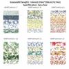 5 Rolls Spring Flower Washi Tape Self-adhesive Multicolor Scrapbooking Decorative Tape Wrapping DIY Wrapping Washi Tape