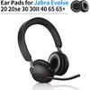 Ear Pads for Jabra Evolve 20 20se 30 30II 40 65 65+Replacement Ear Cushion Foam Cover Compatible with Jabra Evolve 20 30 40 65 Headphone (Black