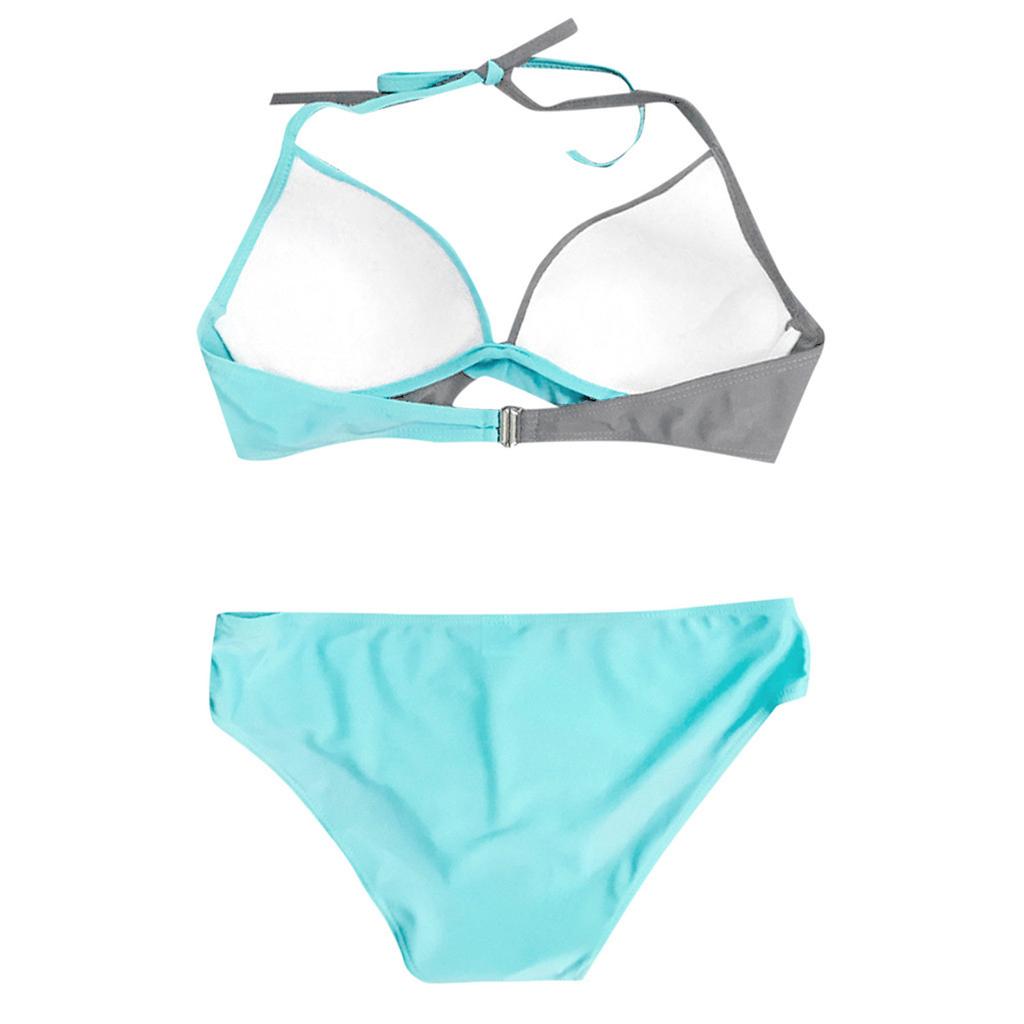 Женский купальник с разрезом бикини, сексуальный купальник без рукавов по цвету