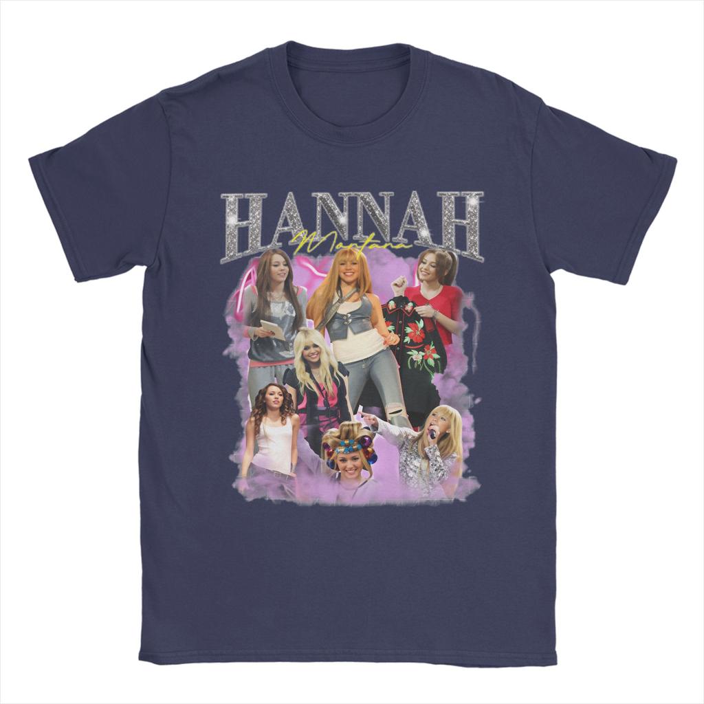 Harajuku TShirt Summer Hannahh Montanass Art Fashion T Shirts Cotton Tee Shirt for Unisexs Y2K Casual Short Sleeve Tops