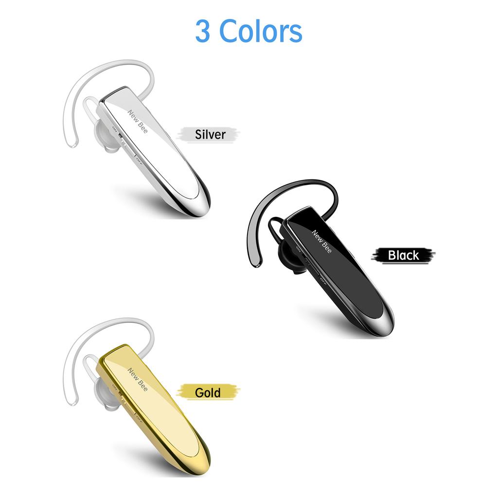 NEW BEE Single Wireless Bluetooth-гарнитура Наушники с шумоподавлением Микрофон Спортивные наушники Hands-Free