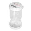 Pickle Jar Wet Dry Separation Transparent Plastic Pickle Separator Container with Filter Exhaust Vent and 2 Forks