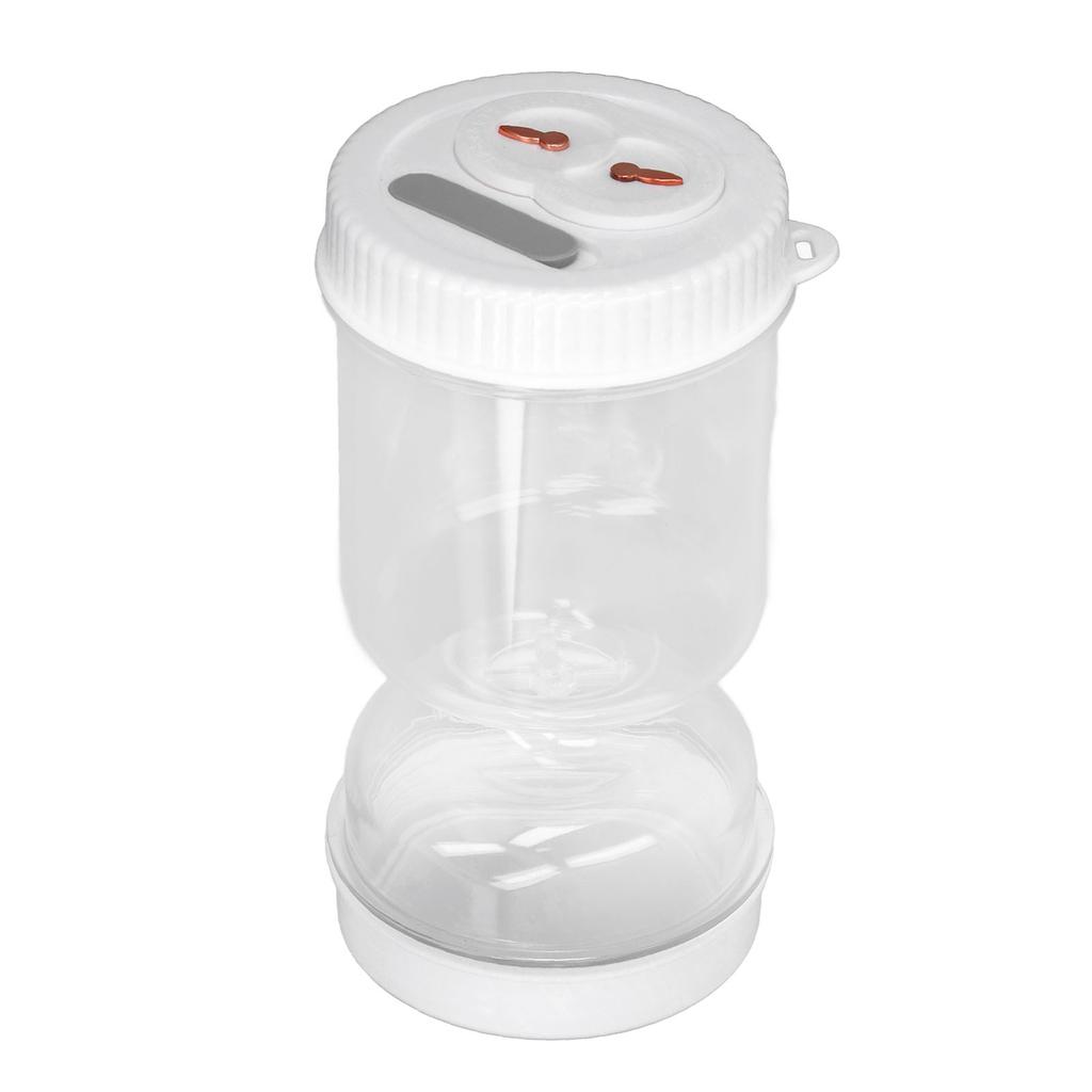 Pickle Jar Wet Dry Separation Transparent Plastic Pickle Separator Container with Filter Exhaust Vent and 2 Forks