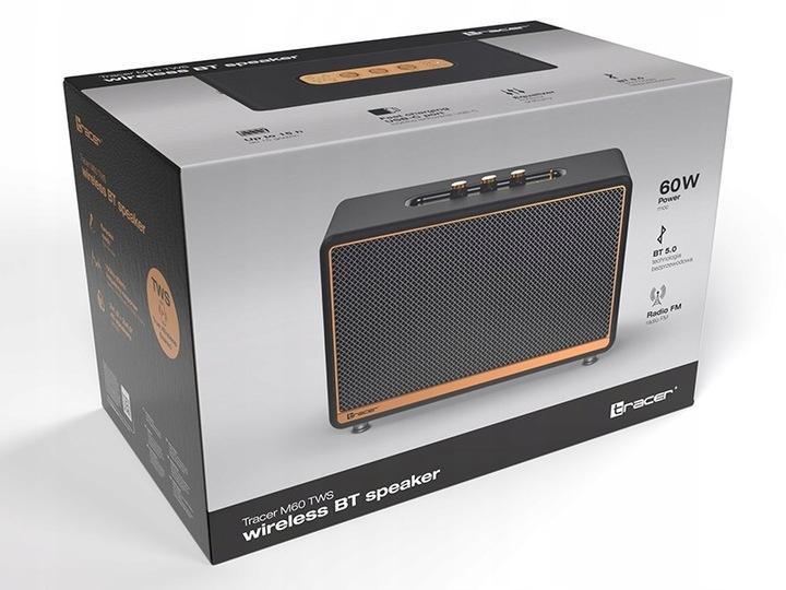 Głośnik Bluetooth Przenośny Bezprzewodowy Radio Fm Usb Sd Aux Tracer M60