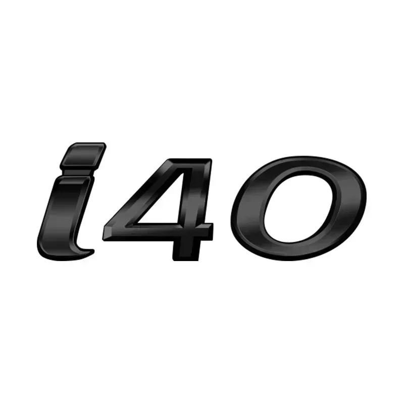 1 шт. Значок с логотипом 3D Металлическая эмблема Наклейка I10 I20 I30 I40 Буквенная наклейка Автоаксессуары