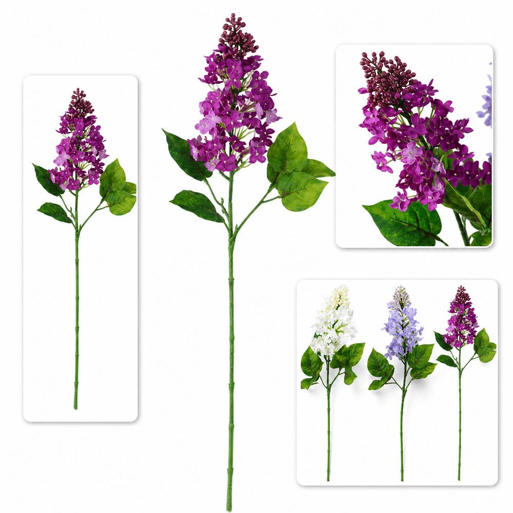 Fake Artificial Lilac Flower Decorative Wedding Bouquet New Faux Flower Wedding Venue Decor