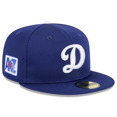 Модель весеннего лагеря 2025 года, импортированная от 59FIFTY Los Angeles Dodgers 2025 MLB SPRING TRAINING BP FITTED CAP ROYAL BLUE LOS ANGELES DODGERS Бейсбол 5950