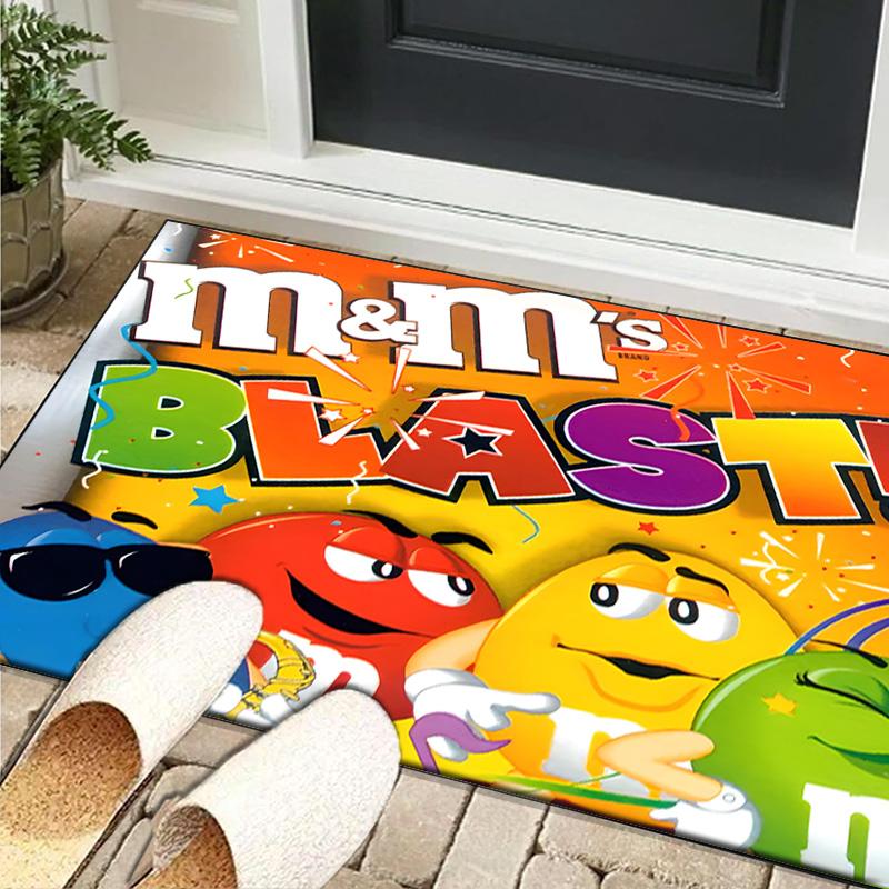 M Bean Area Rug Suitable for Indoor And Outdoor,Carpets for Playroom, Homes, Offices, Living Rooms,Home Decor,Christmas Fan Gift