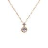Diamond Necklace Yellow Gold Simple Jewelry K10 10K Gold [Shinyo] Women's