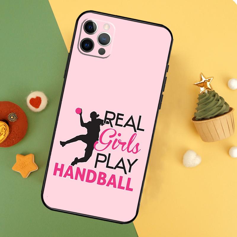 Stylish Playing Handball Phone Case For iPhone 17 16 14 13 12 11 15 Pro Max 12 13 Mini 16E 17 Air Shockproof Cover